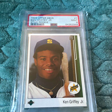 Upper Deck 1989 Ken Griffey Jr. Star Rookie #1 RC PSA 9 Baseball Card