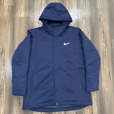 Nike Hooded Insulated Full Zip Jacket Blue Men  s Size XL