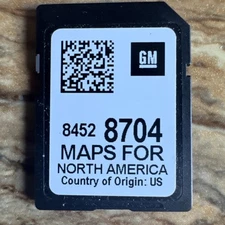 GM NAVIGATION SD CARD 8452 8704 OEM