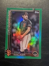 2025 Topps Update Green Rainbow Foil Ryan Walker 98/99 SF Giants #US179