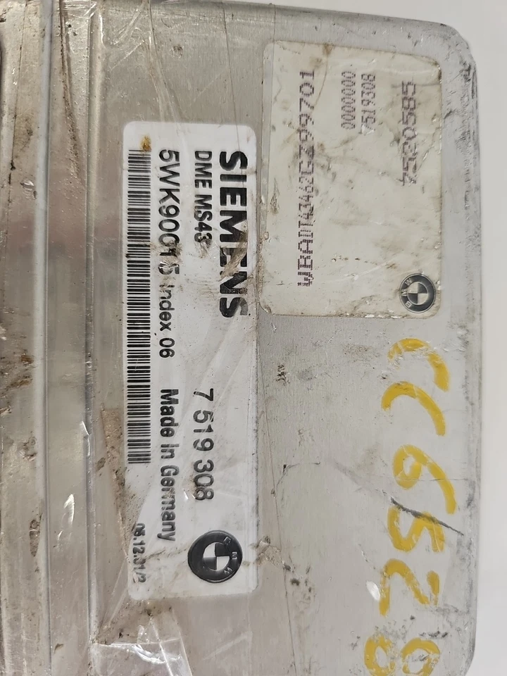 7519308 BMW-525i 2001-2003 Engine Computer Unit ECU Module 4G5 304 B5 - Image 2 of 3