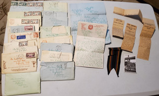 VINTAGE 1939 1941 LOT OF 18 HAND WRITTEN LETTERS FROM NEW ZEALAND TO CA