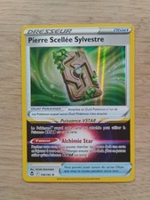 Carte Pokémon Pierre Scellée Sylvestre 156/195 Holo   Tempête Argentée Français