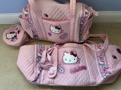 NWOT Vera Bradley Hello Kitty Gingham Set