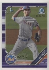 2019 Bowman Draft Chrome Purple Refractor 84/250 Josh Wolf #BDC-119 0c6