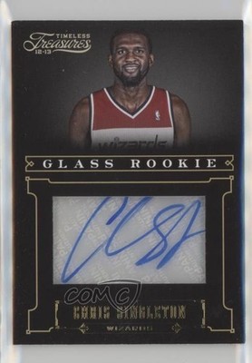 2012 Panini Timeless Treasures Glass Rookie Gold 5/10 Chris Singleton Auto s7f