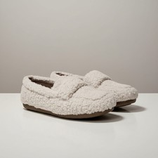 VIONIC Snuggle Loafer Slippers Faux Shearling Orthopedic Comfort Women's Size 10