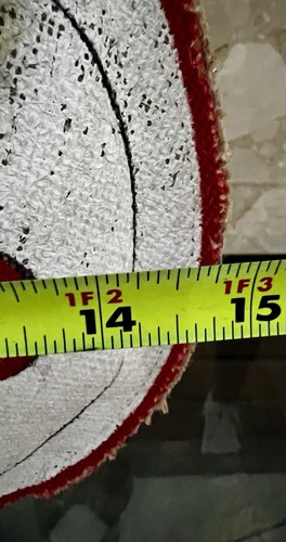 Urlaub bemalt Sackleinen Stoff 3D Santa HO HO Weihnachten Tür Wandbehang Dekor - Bild 5 von 9