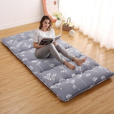 Japanese Floor Futon Mattress Twin/Full Roll Up Tatami Mat Dormitory Sleep Pad