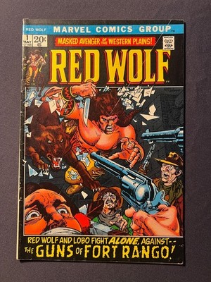 Red Wolf #1 (1972) - First Solo Story - VG/FN