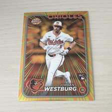 Topps 2024 Chrome Update Radiating Rookies Jordan Westburg Orioles RR-27 RC
