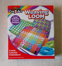 Weaving Loom and Weaving Hook 129 fabric loops Craft Potholders