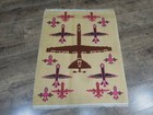 Ar Handmade Afghan war Rug tribal style Wool Pictorial Rug 2.1x2.9 Ft — photo 1
