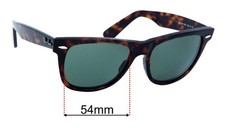 SFx Replacement Sunglass Lenses fits Ray-Ban RB2140 Original Wayfarer - 54mm Wid