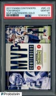 2017 Panini Contenders MVP Contenders Gold Tom Brady Patriots 58/99 PSA 10 POP 2