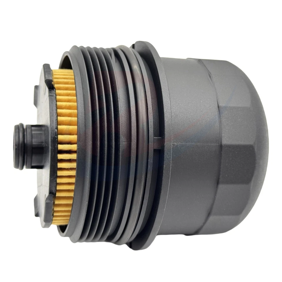 Engine Oil Filter Housing Cover Cap w/ Filter for Volvo S60 V60 XC90 V90 2016-22 Foto 3 de 4