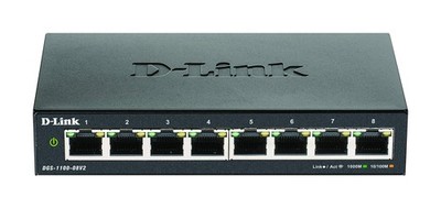 D-Link DGS-1100-08V2 M, Black