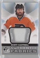 2012-13 SP Game Used Edition Authentic Fabrics 22/35 Scott Hartnell Patch 1o3
