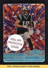 2023 Plates & Patches Metal Red White Blue Splash 1/1 Adam Thielen #13 READ lz7