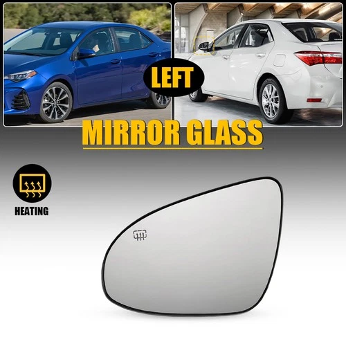 Driver Mirror Glass Heated fits Toyota Corolla 2014 2015 2016 2017 2018 2019 USA