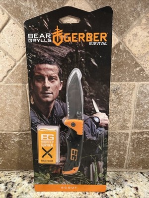 Bear Grylls Gerber Survival Compact Scout Knife Folding  