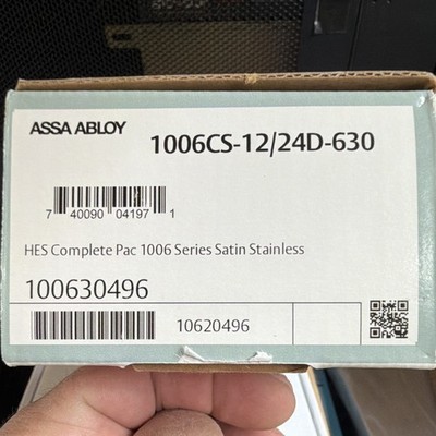 Assa Abloy HES 1006CS 12/24D-630 Electric Strike - New in Box