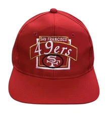 Vintage 1990s Deadstock San Francisco 49ers Top of the World Snapback Hat Cap