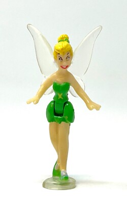 Disney TINKER BELL bendable TINY figure cake topper RARE fairy