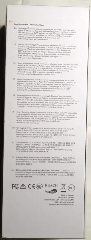 Miroir Surge Series SYNQ 720p DLP Mini Projector, Black - Image 4 of 4