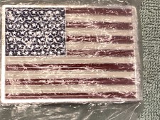 USA U.S. American Flag Patriotic Large Metal Belt Buckle Eagle On Back Unopened