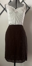 Express Compagnie Internationale Vintage Lace skirt 90s 7/8 Fairy Sheer