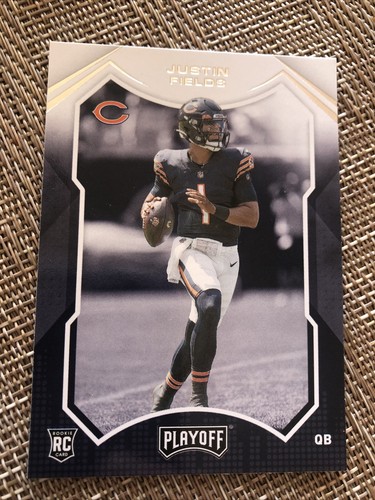 2021 Panini Playoff Justin Fields Rookie Card 208 EBay