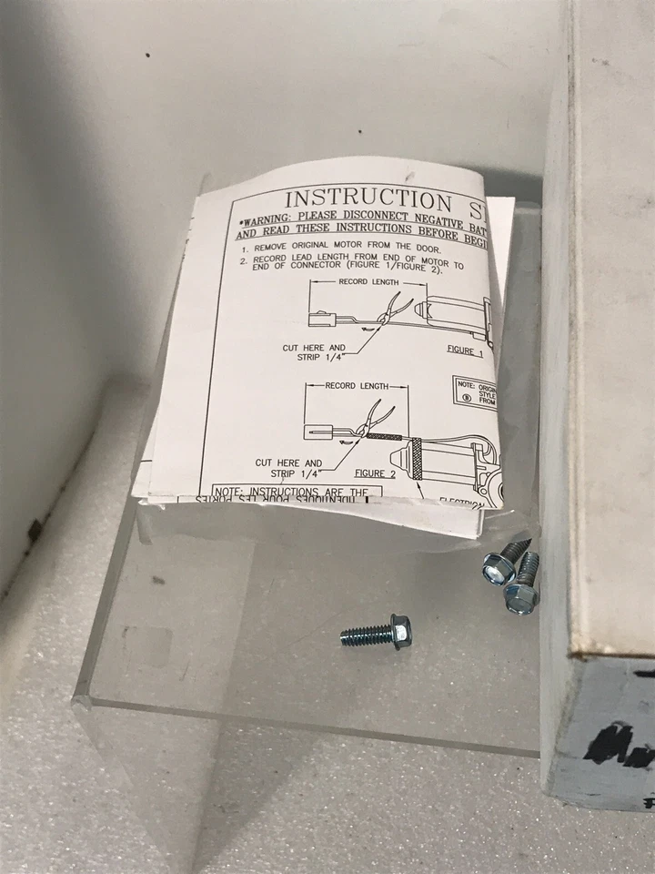 Мотор для подъема окон фургона Ford серии E VDO WL43050 передний левый 1992-2014 новый из старых запасов - Изображение 4 из 4