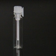 100Pcs Small Empty Glass Pefume Sample Vial Bottle 1ML 9 35 