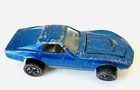 Hot Wheels Redline 1968 Custom Corvette US Blue with Tan Interior Original