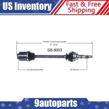 For 1985-89 Subaru GL XT 1990-93 Loyale 4WD Front Left or Right CV Axle CV Joint