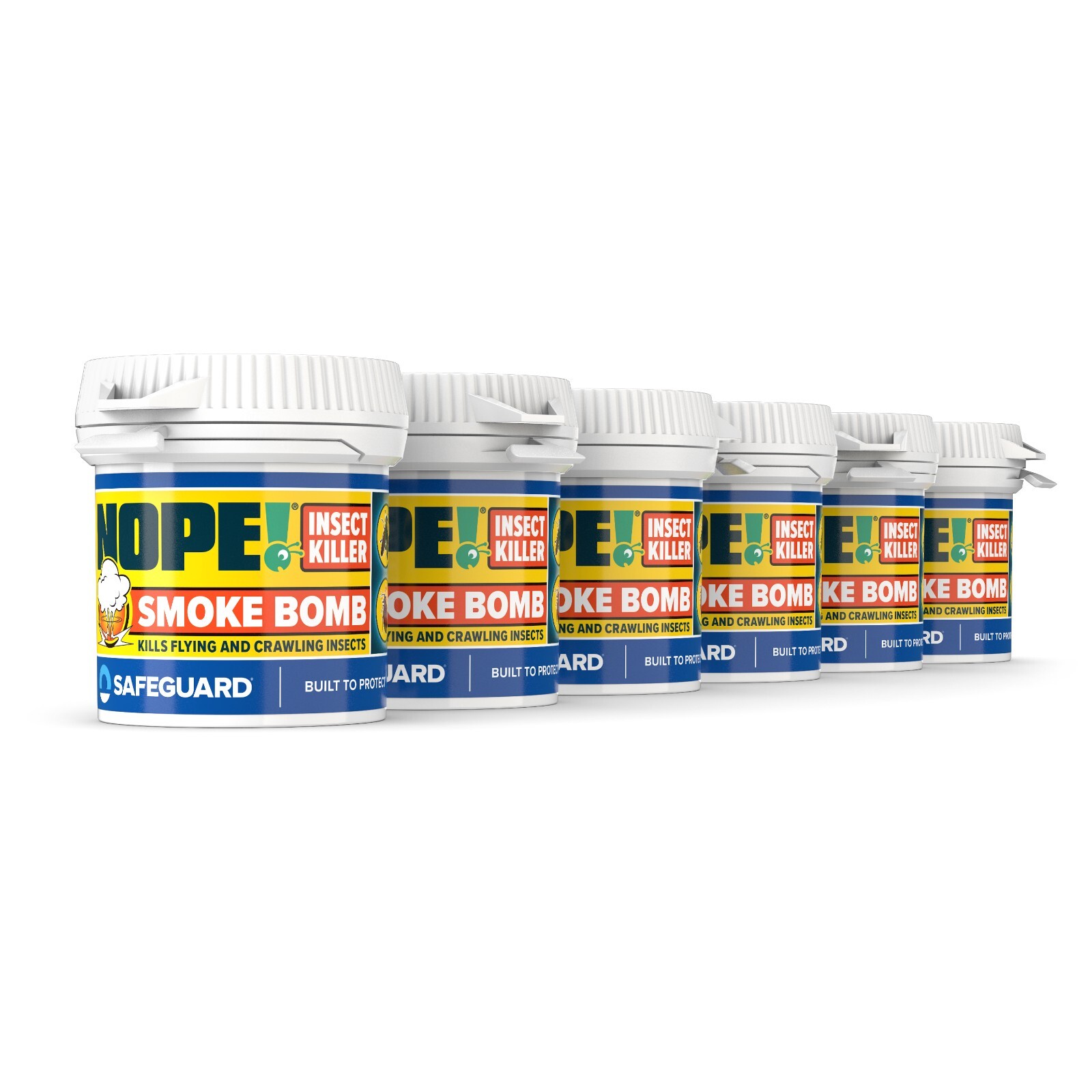 NOPE! Giant Smoke Flea Bombs for The Home 14g x 6 | 6x8m Coverage