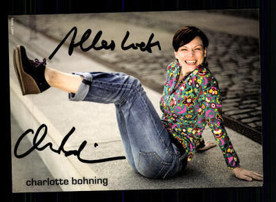 Charllotte Bohning Autogrammkarte Original Signiert # BC 70638