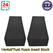 Fuel Cell Foam Block 14x4x6 Inch Single Anti-slosh Pump Gas Fuel Cell 2pcs