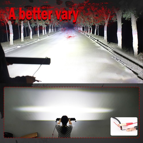 106 cm 380W Barre Lumineuse LED Incurvée Feux de Travail Spot Camion ATV 6000K - Picture 3 of 13