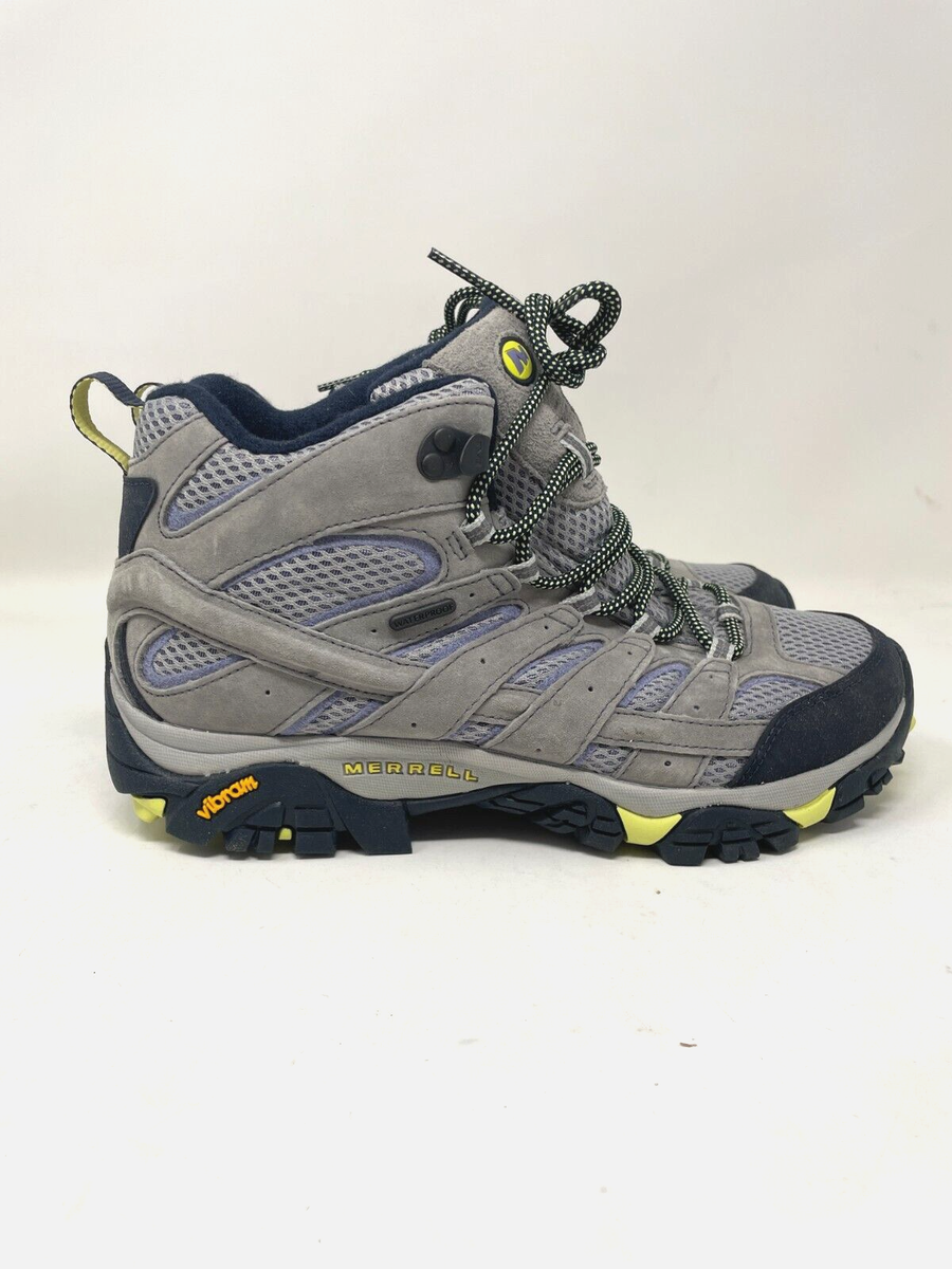 Merrell Womens Moab Waterproof Leather Hiking Boots Slip Resistant