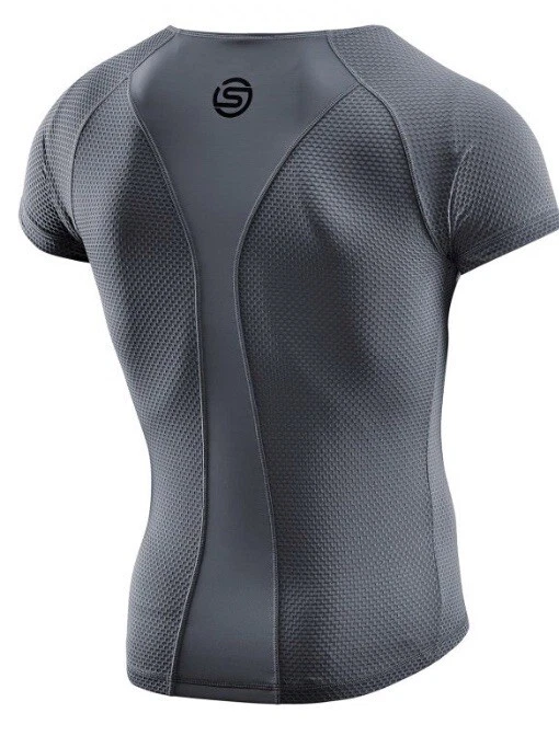Men’s SKINS Cycle Base layer Charcoal Size S - Image 2 of 2