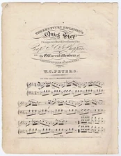 Kentucky Rifleman's Quick Step - 1840 - RARE. World Cat finds at only 3 archives