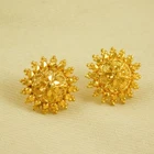 Indian Gold plated Earrings Traditional Women Stud Bollywood Fashion Jewelry