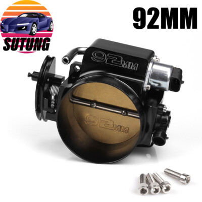 Black 92MM Throttle Body TPS IAC Throttle Position Sensor For LSX LS LS1 LS2 LS7