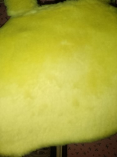 ZAINETTO PELOUSCHE GIALLO FLUORESCENTE MADE IN ITALY - Foto 10 di 17