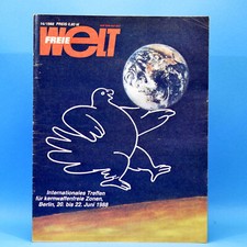 DDR Freie Welt 14 1988 Juri Gagarin MIFA Sangerhausen Hanns Eisler D&auml;nemark N