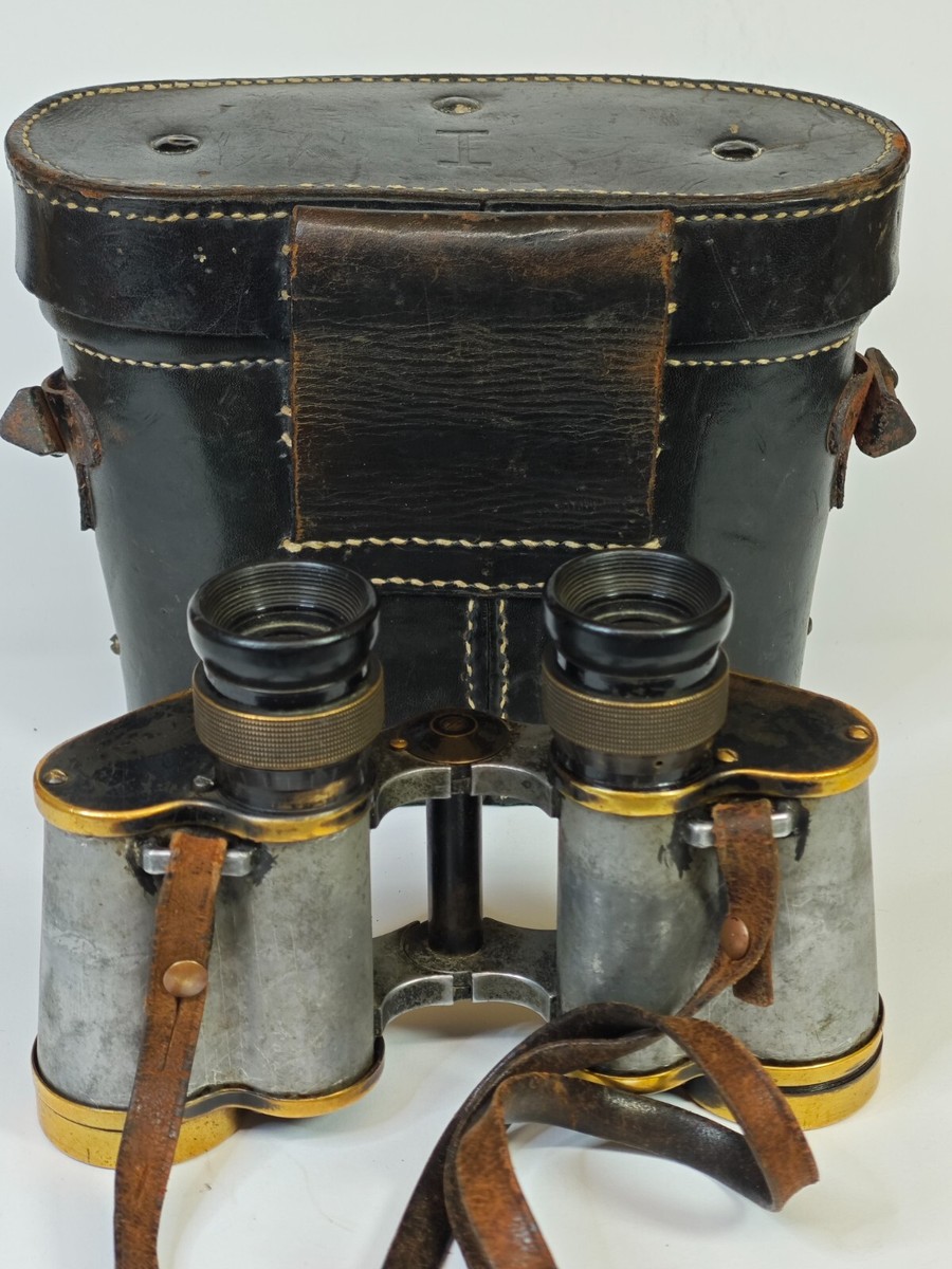 Rare! German WWII 6x30 OIGEE Dienstglas Binoculars with