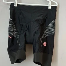 Souke Sports Men's 3D Padded Quick Dry Bike Shorts-PS5000-Black size L NWT