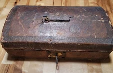 Rare American Antique Primitive Plymouth Massachusetts  Document Box 